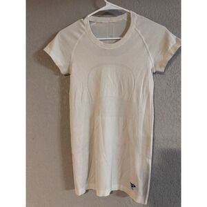 Lululemon Women's Long Sleeve Shirt White Ocean Reef Club Embroidered Logo S